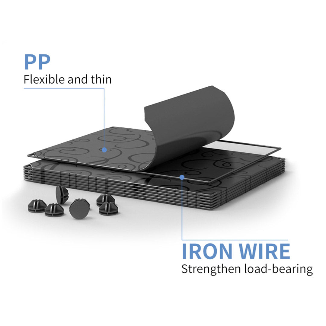 NNEAGS 6 Tier 2 Column Shoe Rack Organizer Sneaker Footwear Storage Stackable Stand Cabinet Portable Wardrobe with Cover