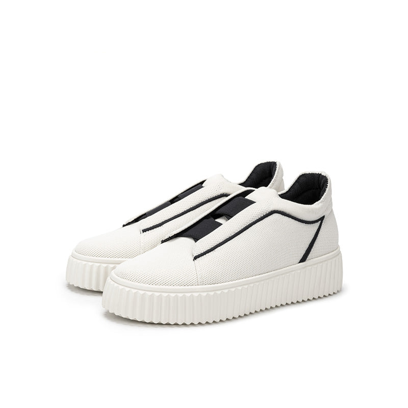 Thick Soled Height Boosting Tennis Sneakers